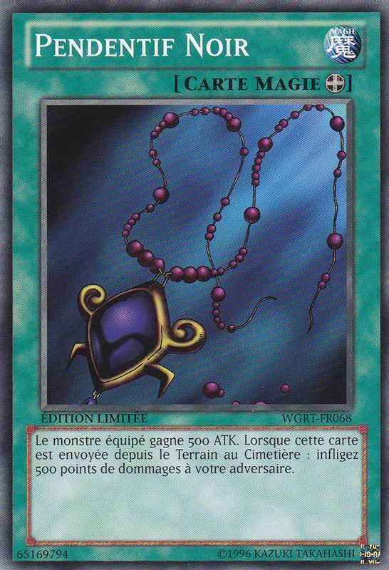 Pendentif Noir