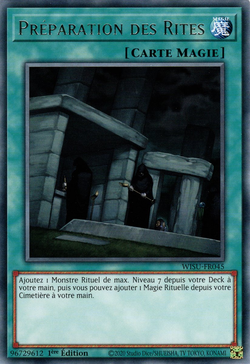 Préparation des Rites