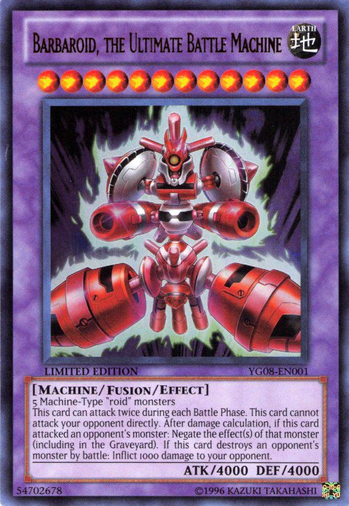 Barbaroid, l'Ultime Machine de Guerre