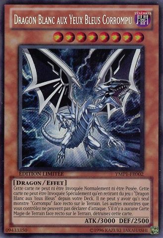 Dragon Blanc aux Yeux Bleus Corrompu