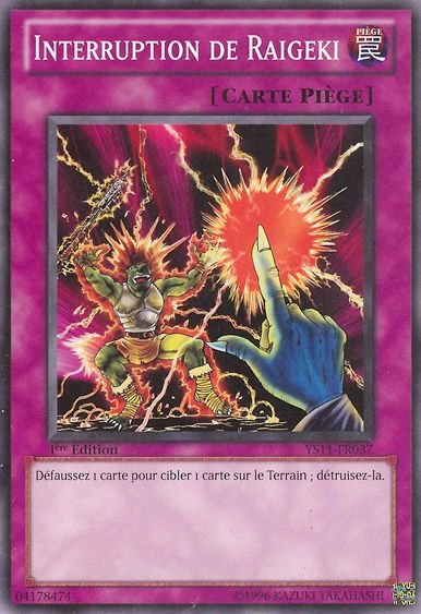 Interruption de Raigeki