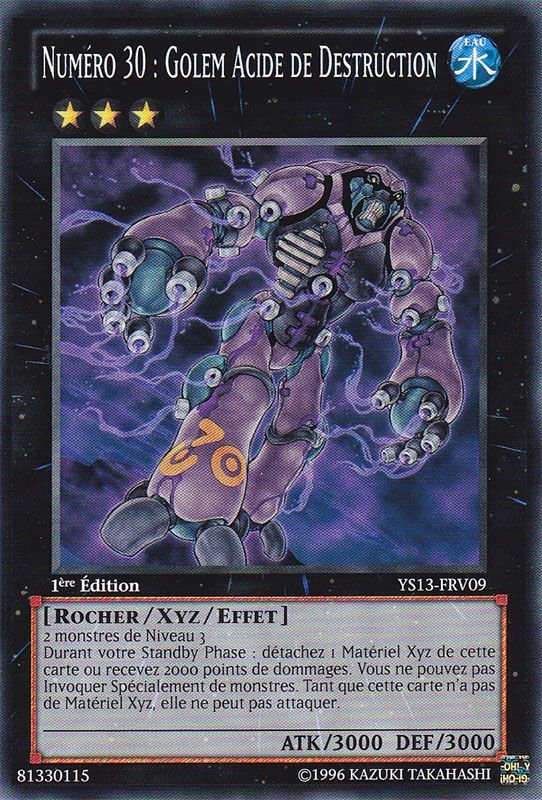 Numéro 30 : Golem Acide de Destruction