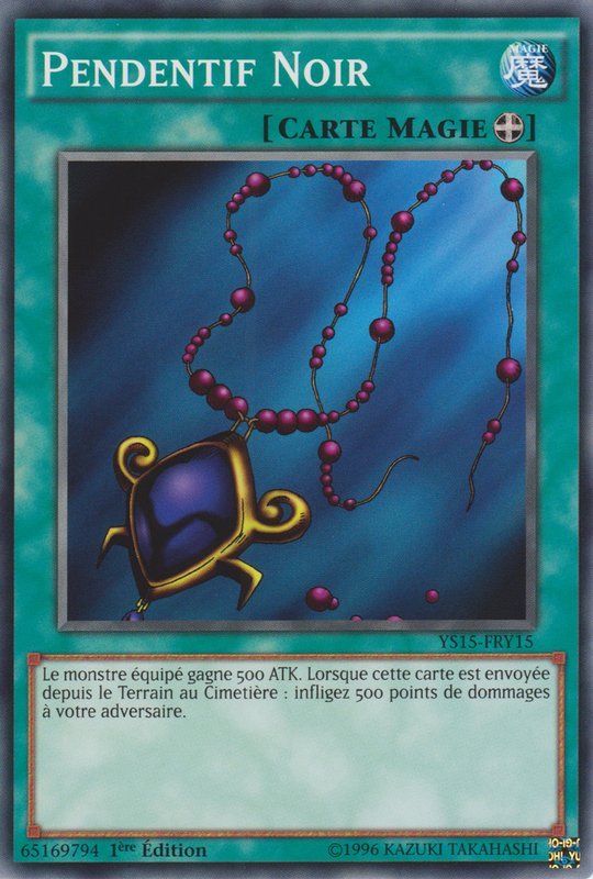 Pendentif Noir