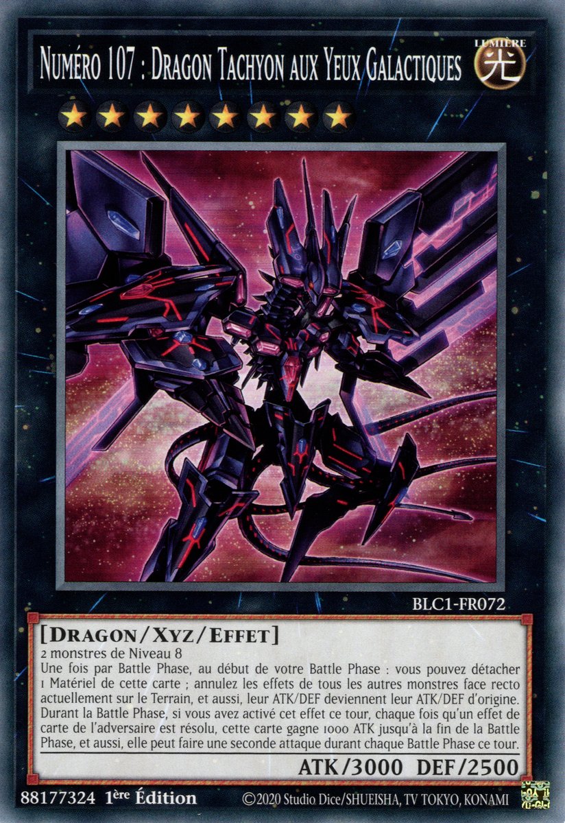 Numéro 107 : Dragon Tachyon Aux Yeux Galactiques