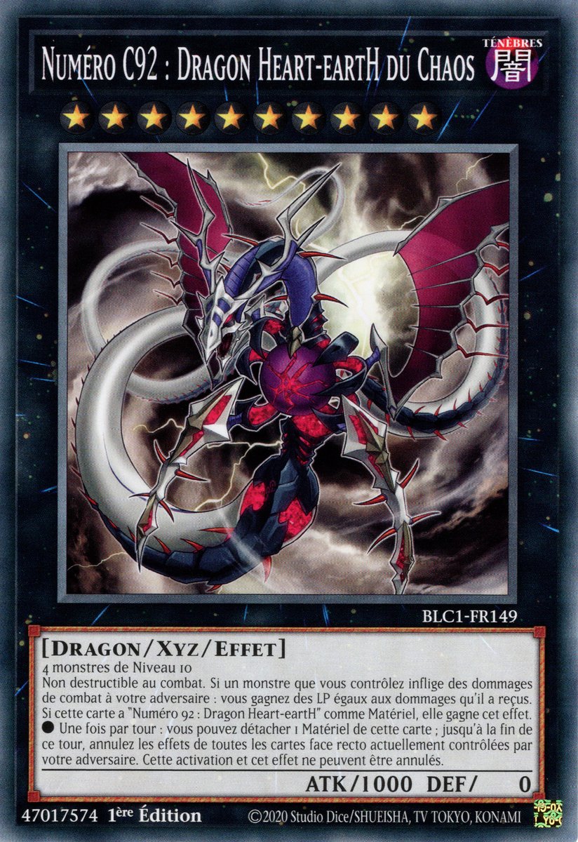 Numéro C92 : Dragon Heart-eartH du Chaos