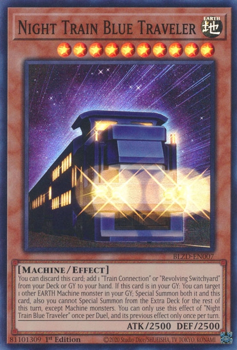 Night Train Blue Traveler