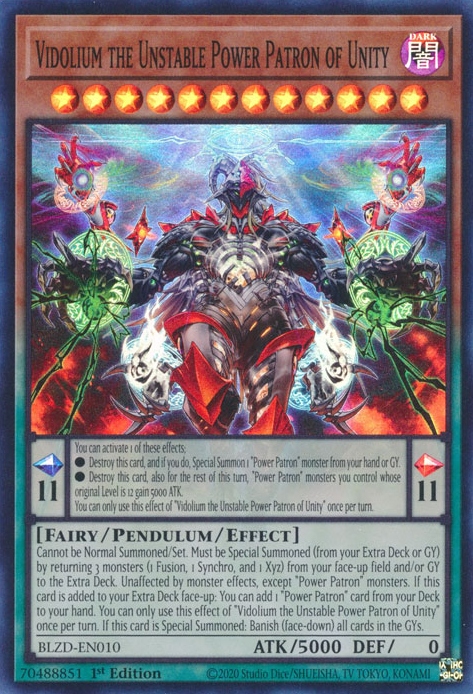 Vidolium the Unstable Power Patron of Unity