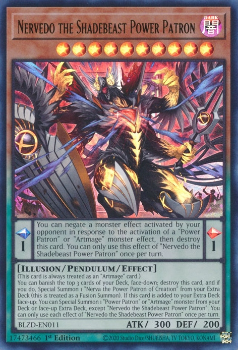Nervedo the Shadebeast Power Patron