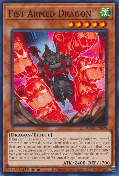 Dragon Armé aux Poings