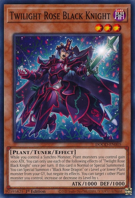 Chevalier Noir de la Rose du Crépuscule