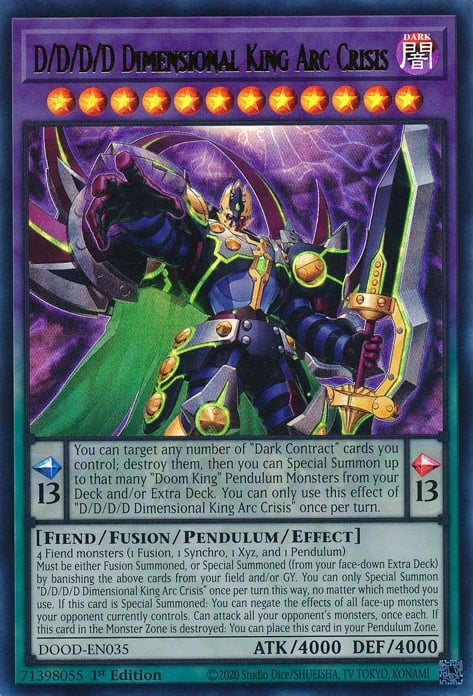 D/D/D/D Dimensional King Arc Crisis