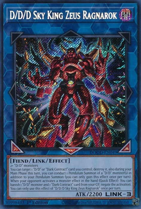 D/D/D Zeus Ragnarok, Roi du Ciel