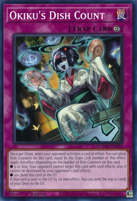 Okiku's Dish Count