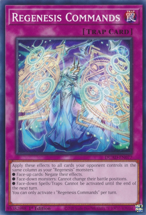 Regenesis Commands