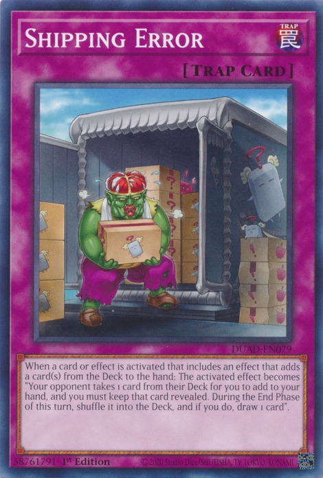 Shipping Error