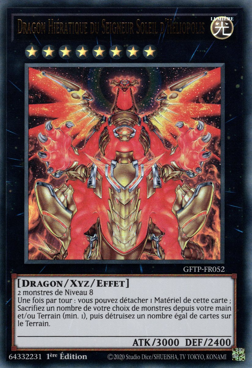 Hieratic Sun Dragon Overlord of Heliopolis
