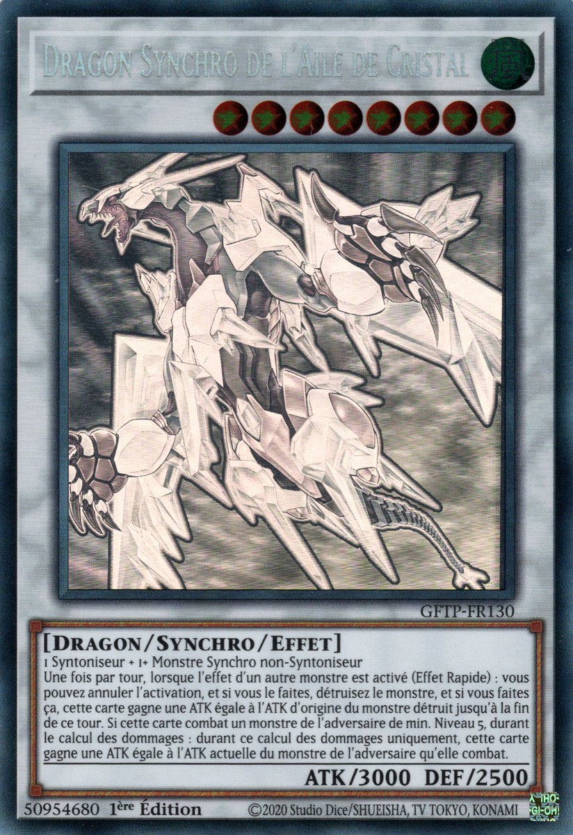 Crystal Wing Synchro Dragon