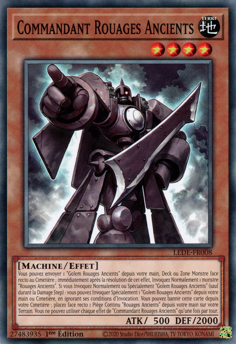 Commandant Rouages Ancients