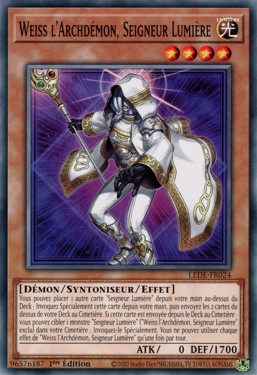 Weiss l'Archdémon, Seigneur Lumière
