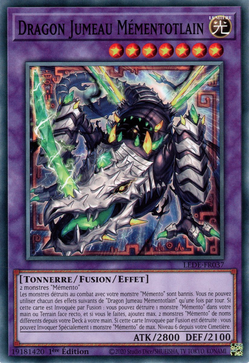 Dragon Jumeau Mémentotlain
