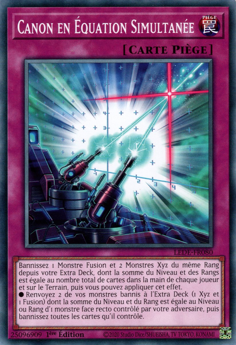 Canon en Équation Simultanée
