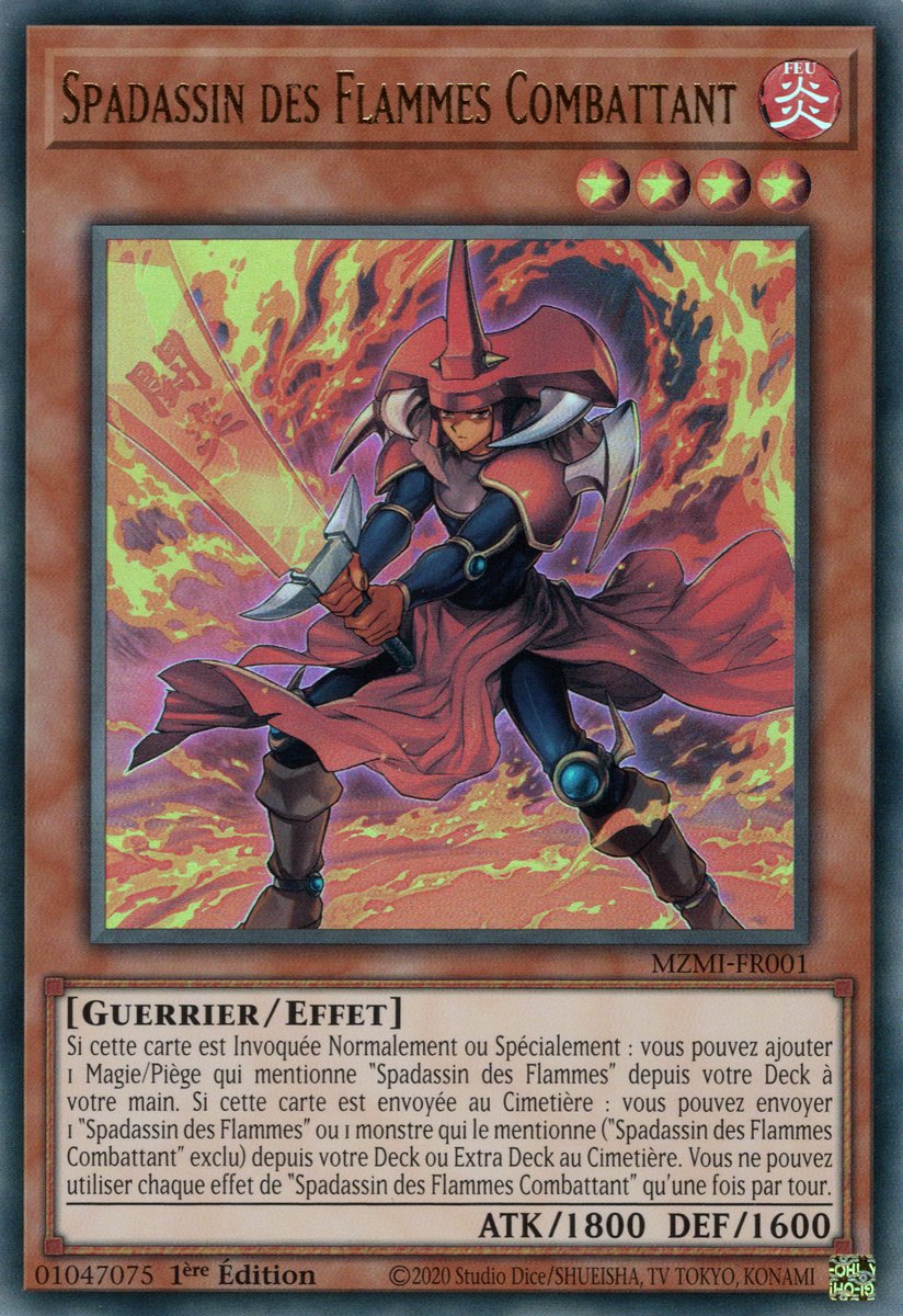 Fighting Flame Swordsman