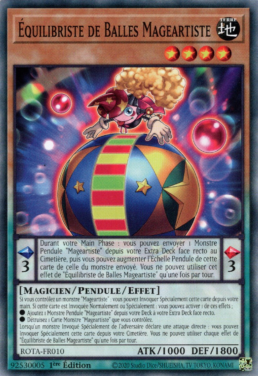 Équilibriste de Balles Mageartiste