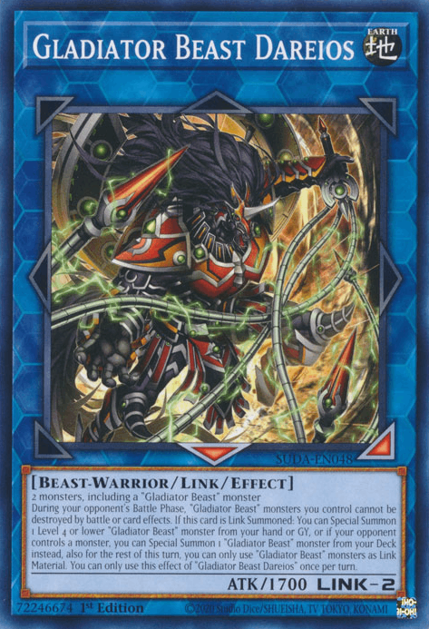 Dareios, Bête Gladiateur