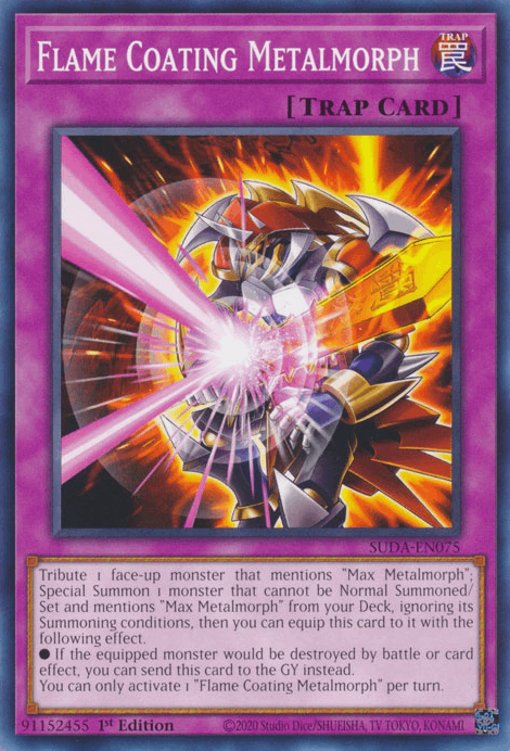 Revêtement de Flamme Métalmorphe