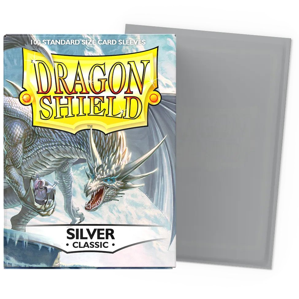 100 Pochettes Classic Format Standard Silver - Dragon Shield