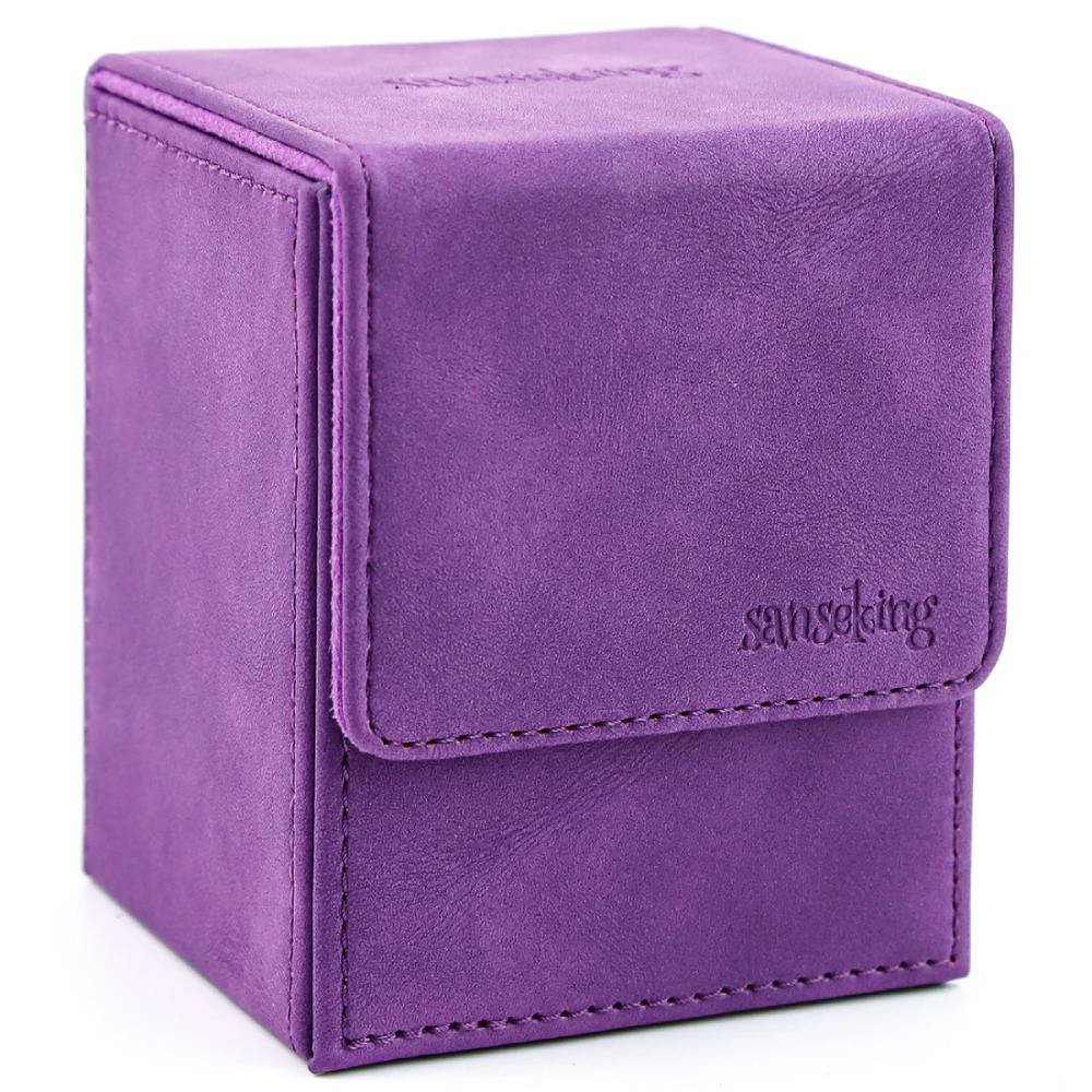 100+ Vertical Deck Box - Purple - Sanseking - 100+-card Deck boxes