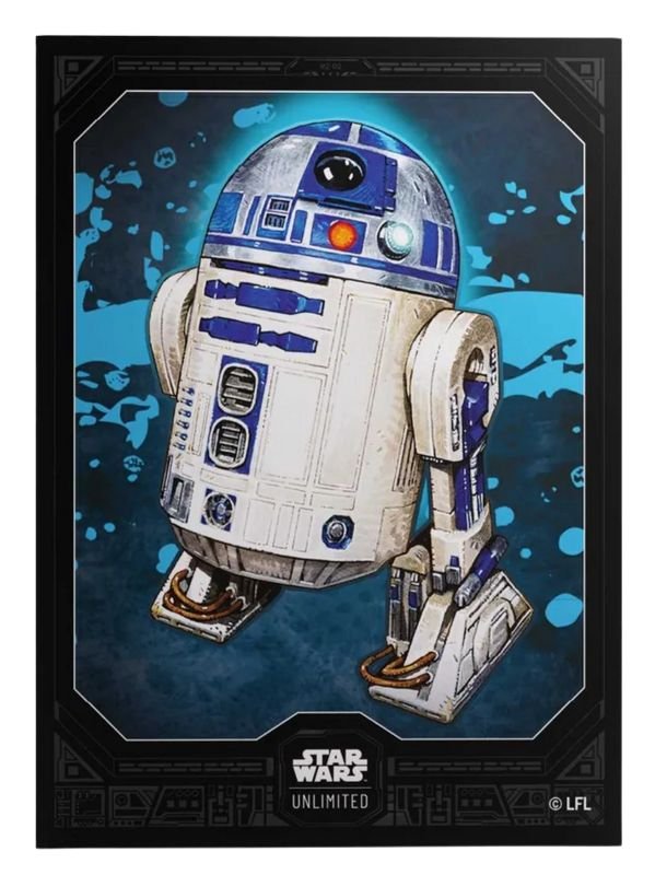 60 + 2 Pochettes Art Star Wars Unlimited R2-D2 66 x 92 mm - Gamegenic