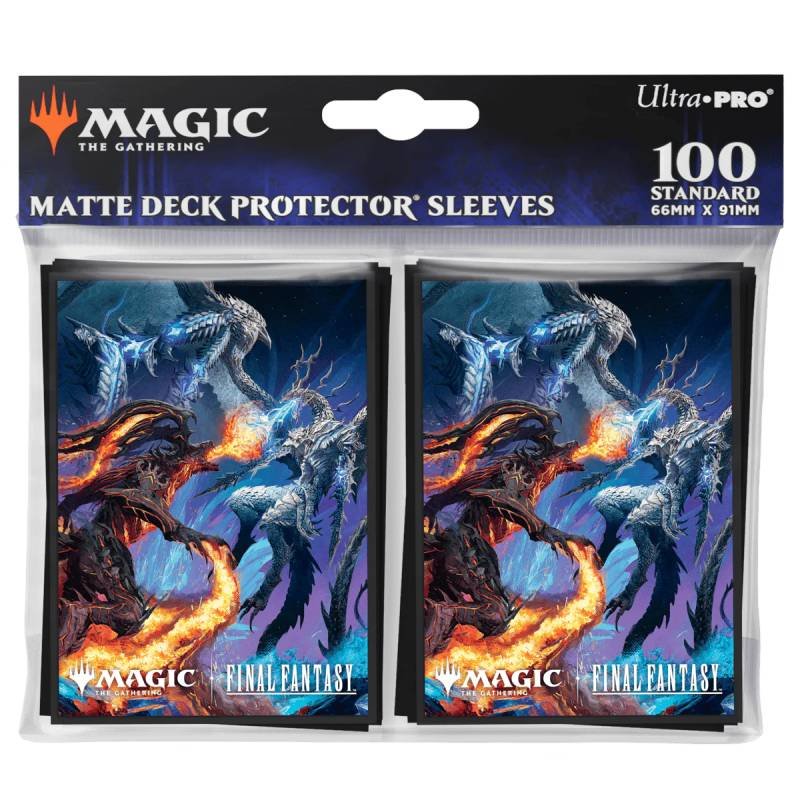 100 Pochettes Bahamut et Ifrit Final Fantasy - Ultra Pro
