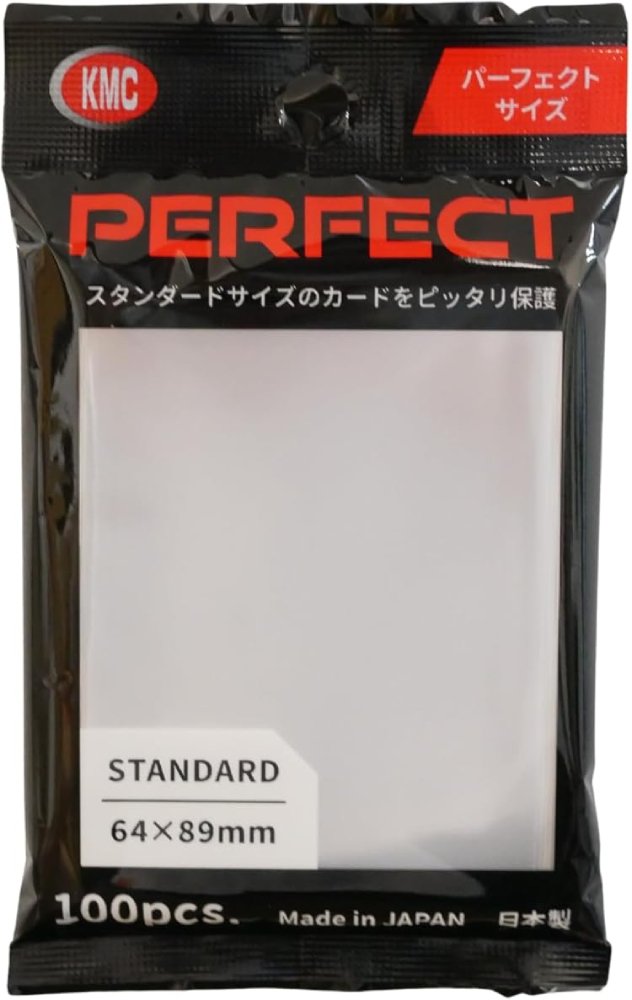 100 Perfect Size Clear Sleeves - KMC