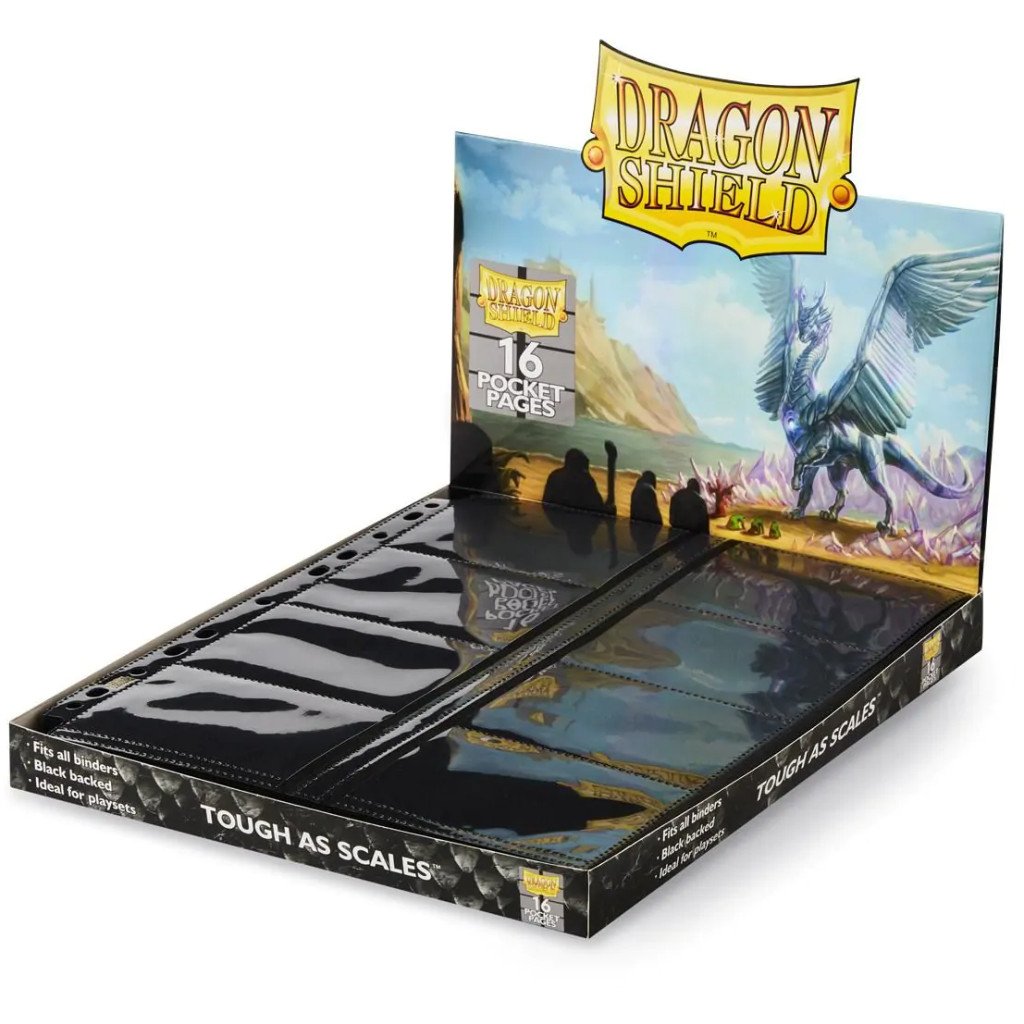 50 ring-binder pages - 16-Pockets - Dragon Shield