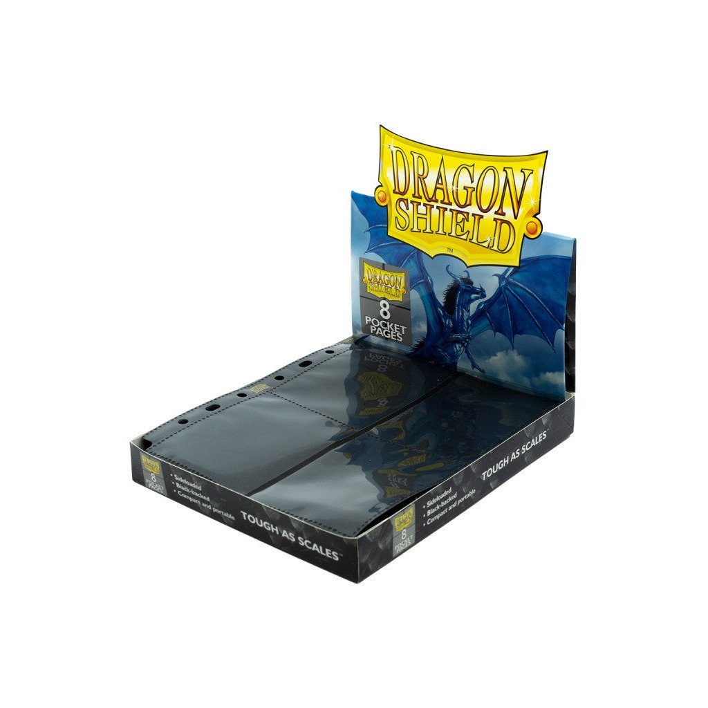 50 ring-binder pages - 8-Pockets - Dragon Shield