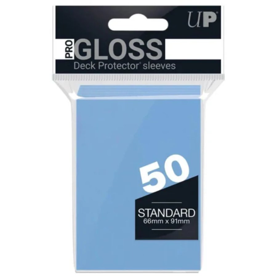 50 pochettes Bleu Clair - Ultra Pro