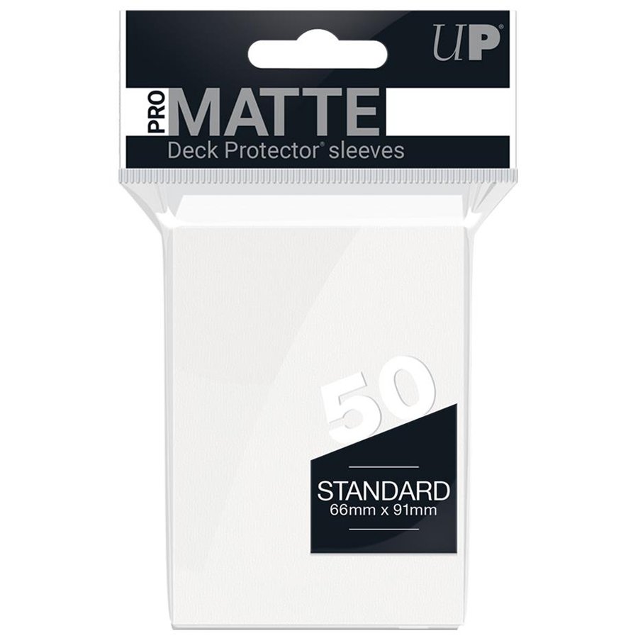 50 Standard Size Sleeves White - Ultra Pro
