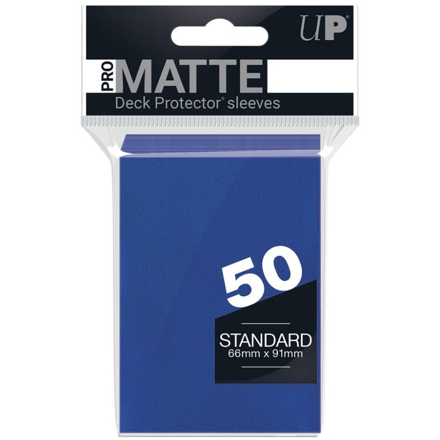 50 Pro-Matte Blue Standard Size Sleeves - Ultra Pro