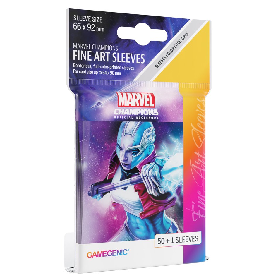 50 + 1 Nebula Marvel Champions Art Sleeves 66 x 91 mm - Gamegenic