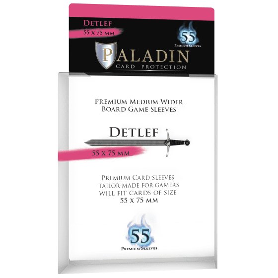 55 Detlef Clear Sleeves (55 × 75 mm) - Paladin