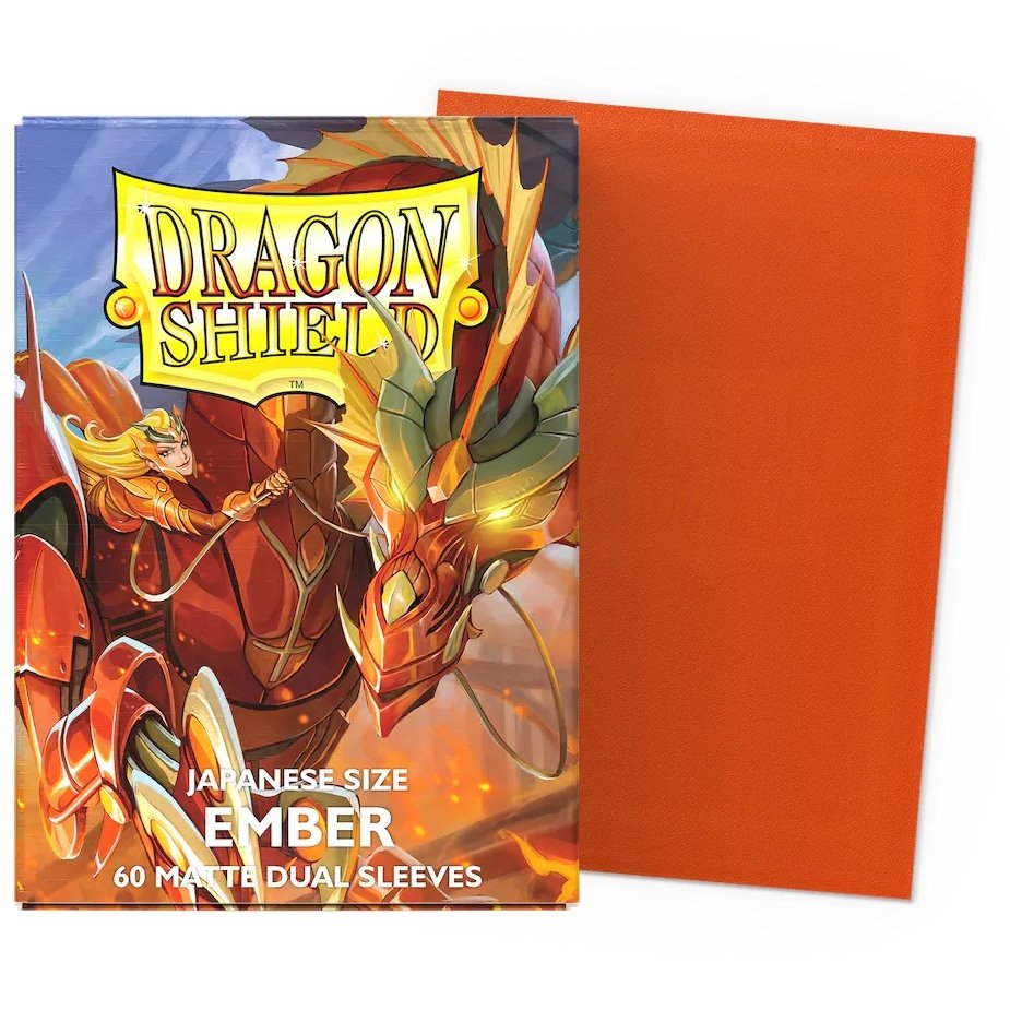 60 Ember Dual Matte Standard Size Sleeves - Dragon Shield