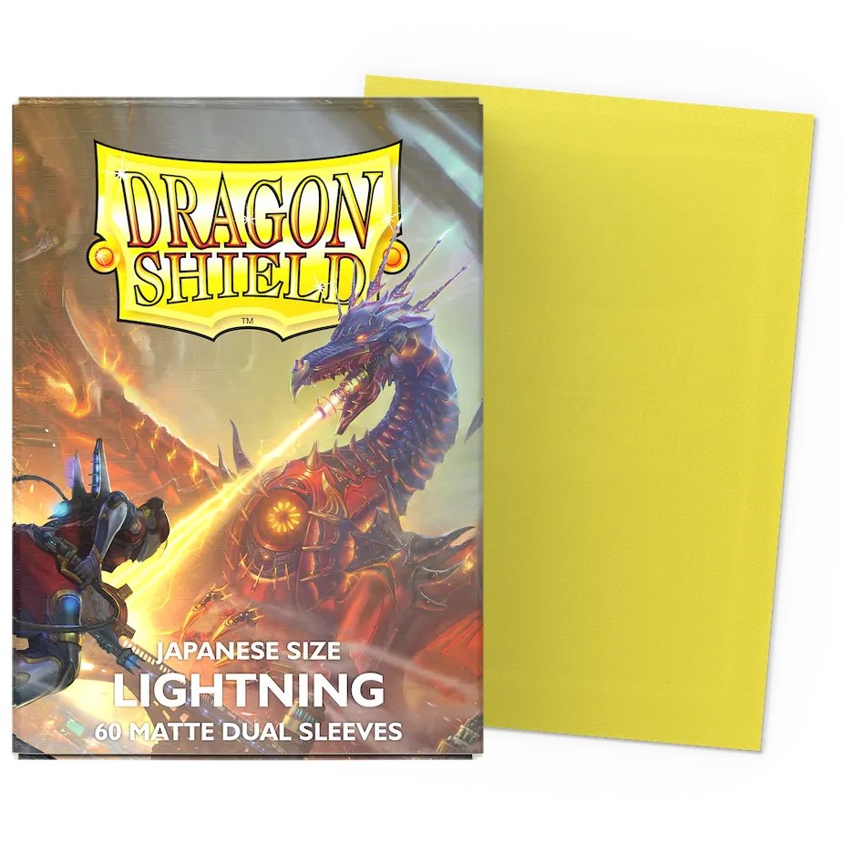 60 Lightning Dual Matte Japanese Size Sleeves - Dragon Shield