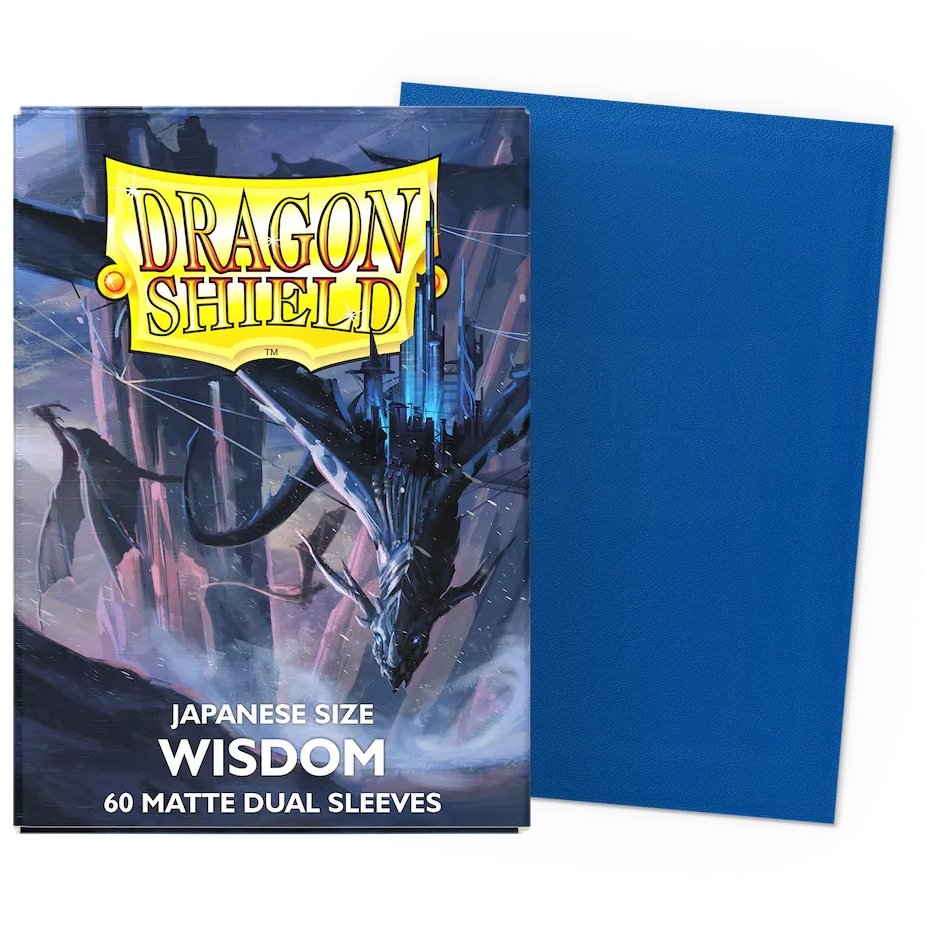 60 Wisdom Dual Matte Japanese Size Sleeves - Dragon Shield