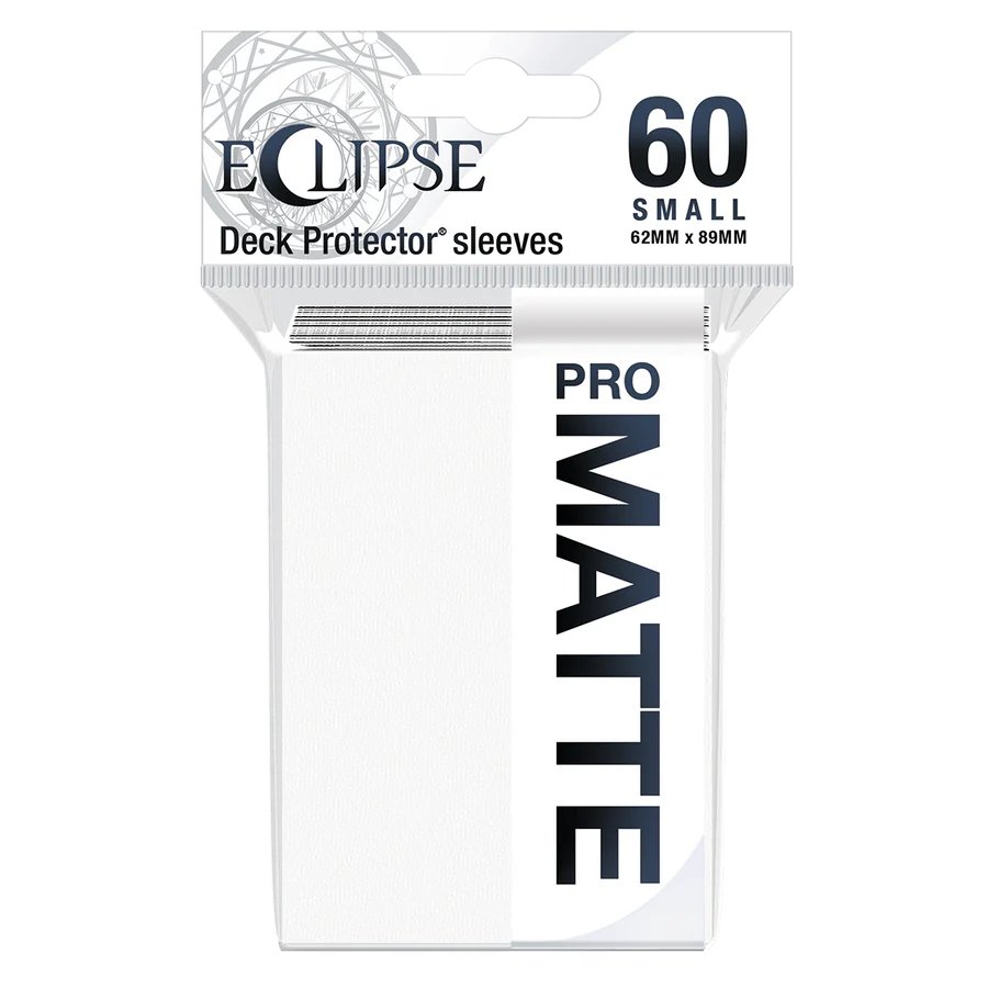 60 pochettes Eclipse Pro-Matte Format Japonais - Blanc Arctic - Ultra Pro