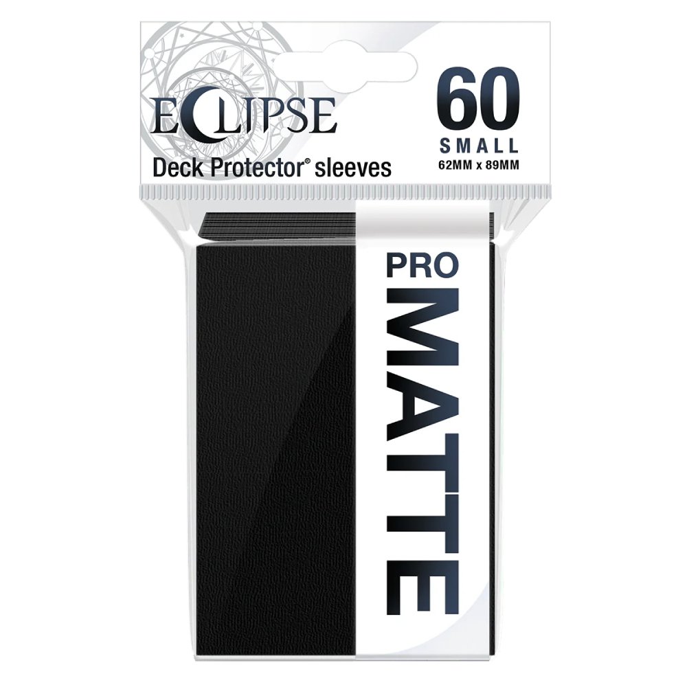 60 pochettes Eclipse Pro-Matte Format Japonais - Noir Jais - Ultra Pro