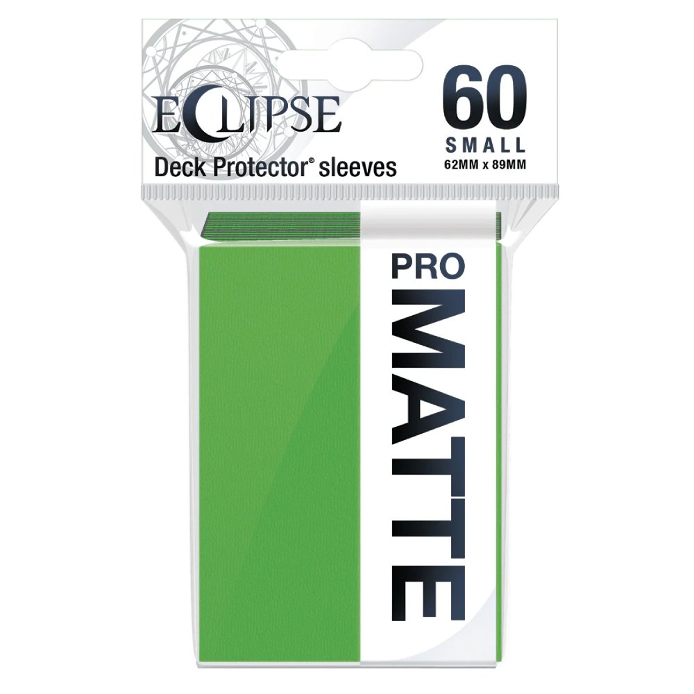 60 pochettes Eclipse Pro-Matte Format Japonais - Vert Citron - Ultra Pro