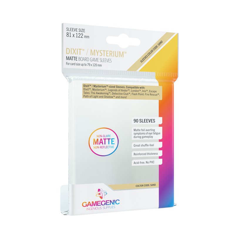 90 Matte Non-Glare Dixit Sleeves 81 x 122 mm - Gamegenic