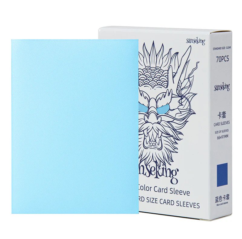 70 pochettes de taille Standard - Bleu - Sanseking