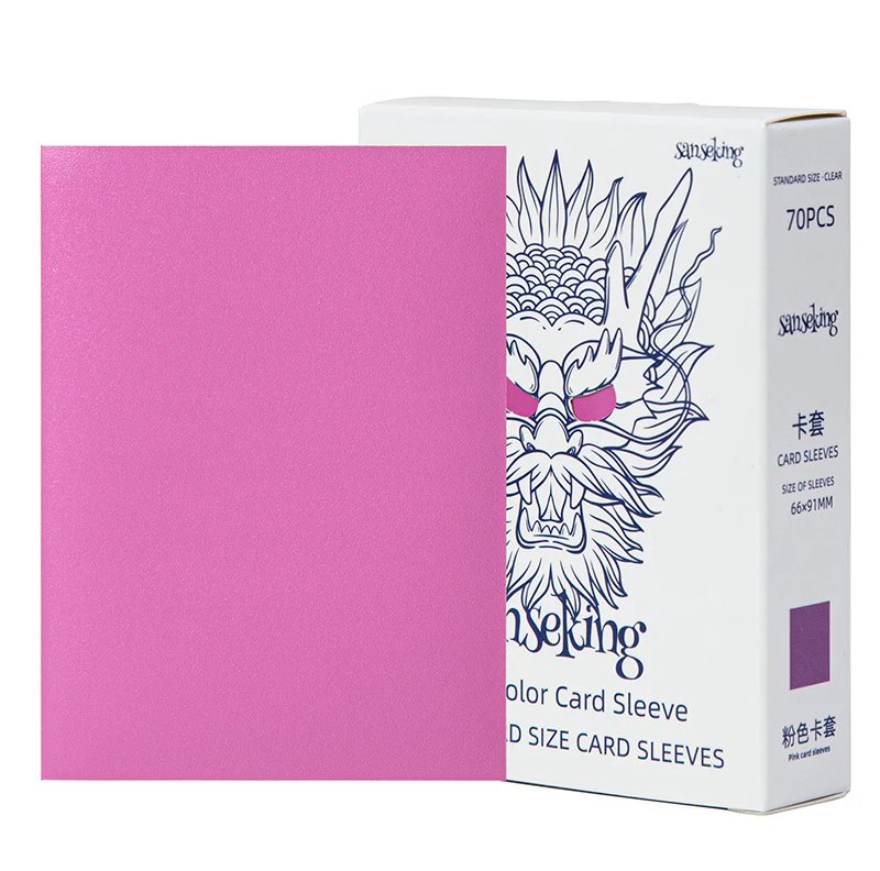 70 pochettes de taille Standard - Rose - Sanseking